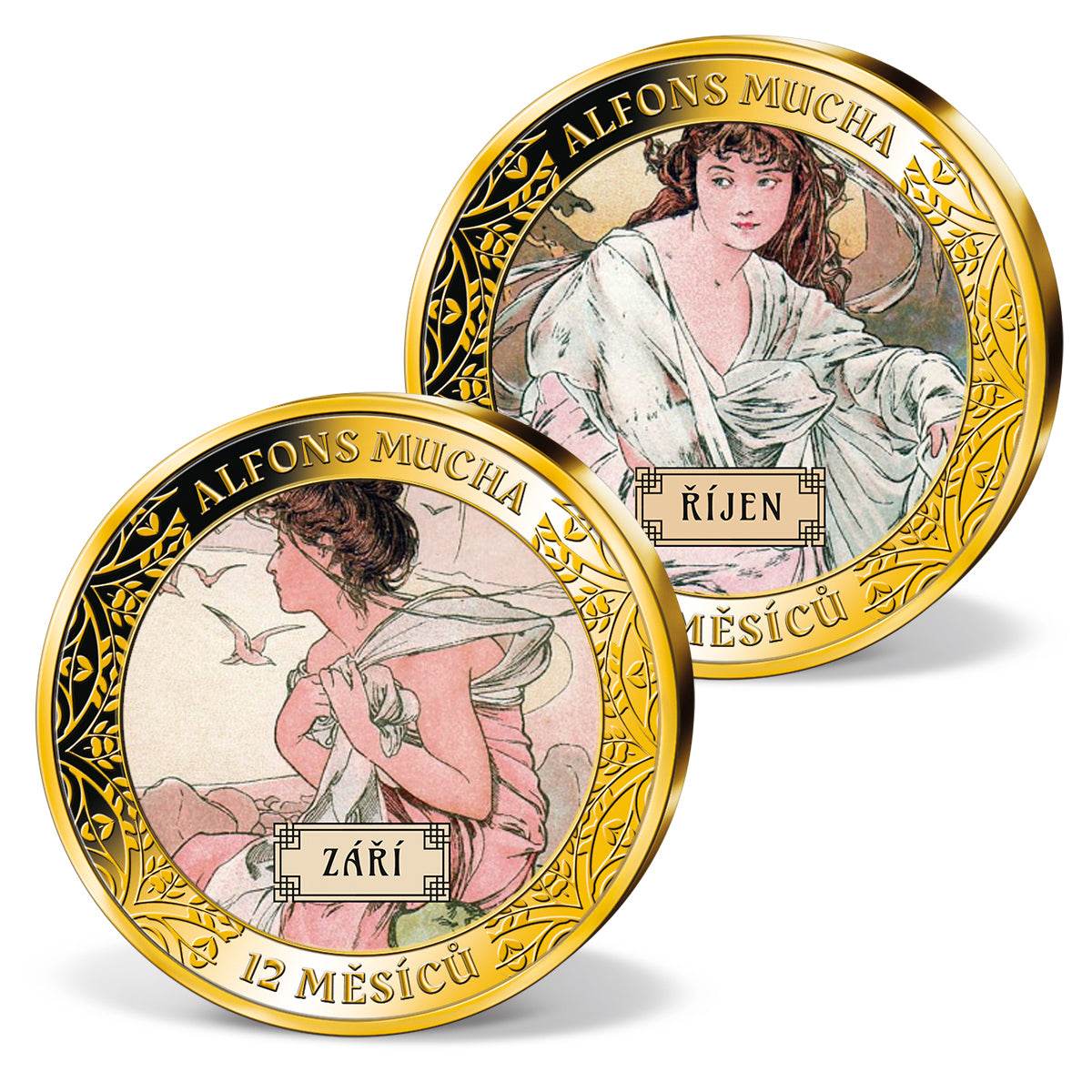 Alfons Mucha - 12 měsíců